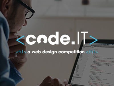 code.IT brand branding code education logo mark silhouette software typography vector
