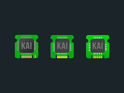 Three Forms of CPU Icon