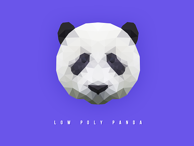 LOW POLY PANDA design post