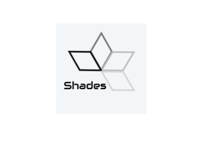 Shades colour scheme design logo