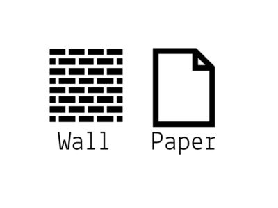Wall Paper design icon wall paper