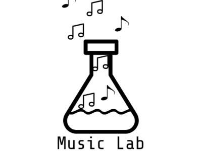 Music Lab design icon logo