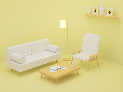 Living Room I | 3D