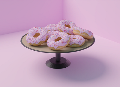 Donuts | 3D 3d b3d beginner blender blender 3d blender3d design illustration