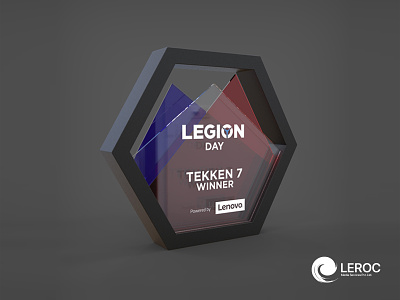 Lenovo Legion Day Trophy awards creative design gaming legion lenovo momento trophy