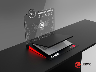 AMD Dell Highlighter amd branding creative design glorifier highlighter innovate leroc product productdesign