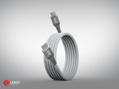 Lenovo Type C Cable 3d lenovo product rendering