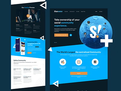 Sharemeister — Web site branding daily design daily ui design landing page startup ui ux web webdesign website