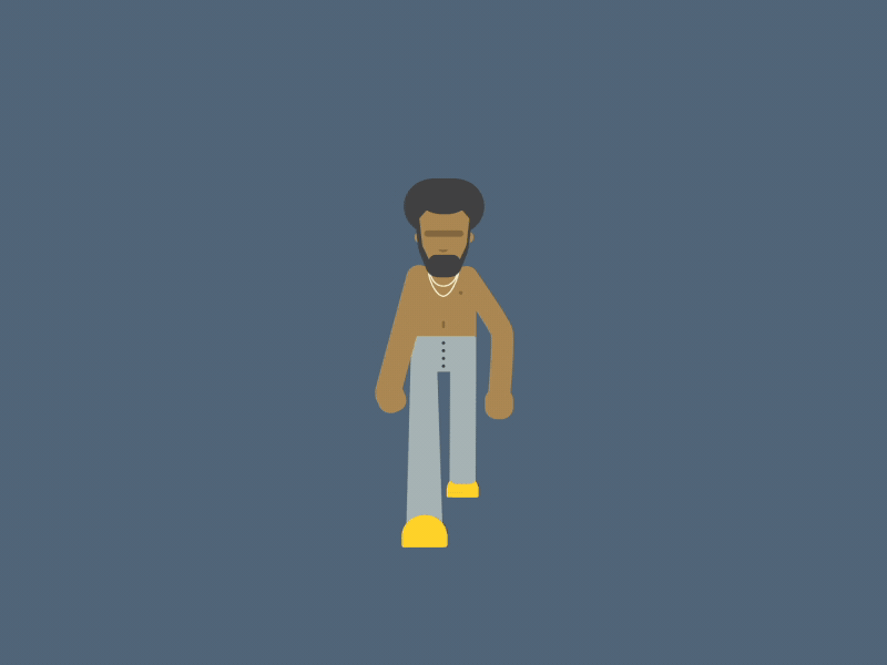 This Is America animation character animation flat design motion graphics