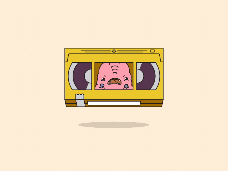 Krang Tape after effects animation barcelona character character animation character design design flat flat design icon illustration loop motion graphics vector