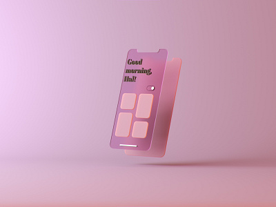 Good morning, Hal! 3d cinema4d design illustration redshift ui