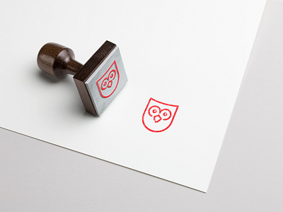 Rubber stamp - Logo for a private english teacher