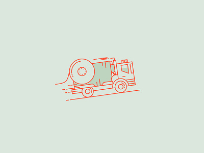 Illustration - Vacuum truck for a small business