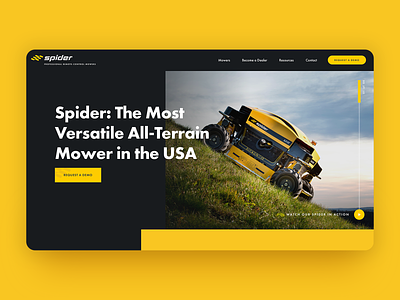 Spider Mower Website