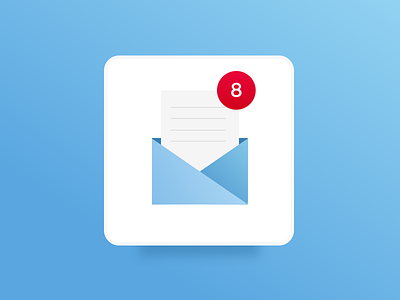 Mail App Icon 2 app design app icon dailyui icon design mail app mail icon