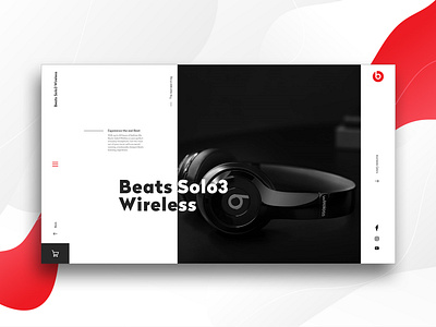 Beats Header - Concept design illustration ui ux website