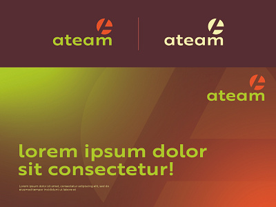 ateam logo branding design graphic design logo