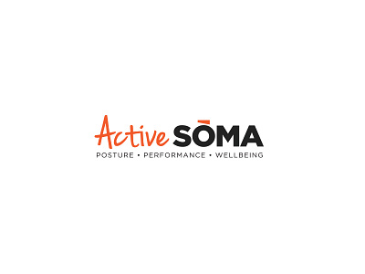 Active Soma active fit fitness health logo performance posture soma wellbeing yoga