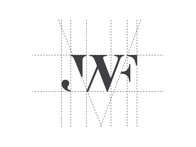 JWF Group - Logo Proposal blackwhite branding initials jwf logo mark monogram