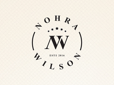Nohra Wilson - Logo proposal liquor logo mark marketing monogram sale seller strategies symbol wine
