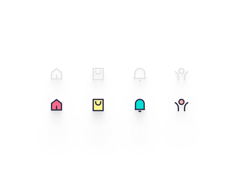 Tab Bar Animation by YueYue for Top Pick Studio on Dribbble