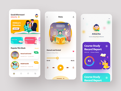 Child education App Design