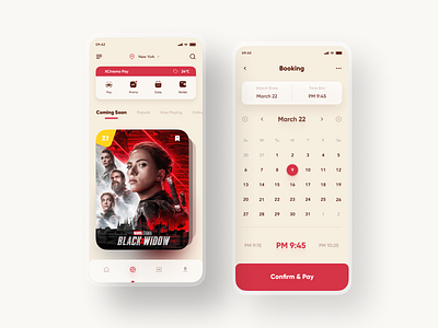 Cinema Ticket App Design