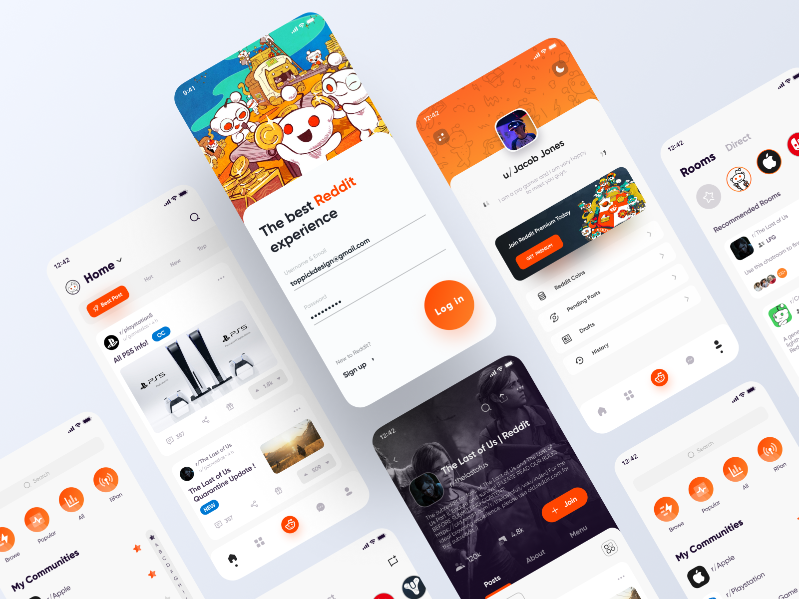Reddit App Redesign-2 by YueYue for Top Pick Studio on Dribbble
