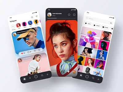 Instagram App Redesign - Part 2 by YueYue for Top Pick Studio on Dribbble