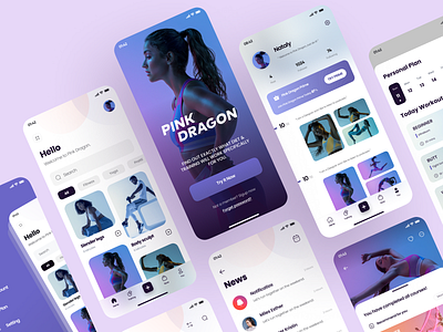 Pink Dragon App Design Part 2