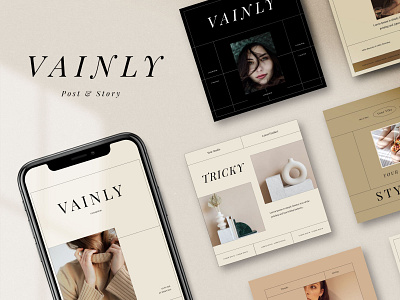 Vainly | Instagram Template business templates