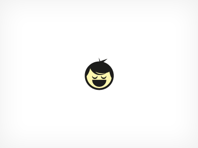 Guy face happy illustration minimalistic