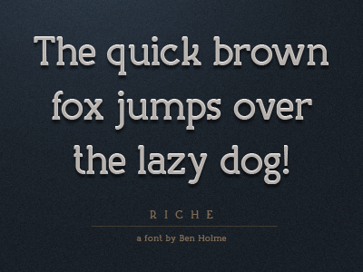 Working on my font font lazy dog serif slab type typography