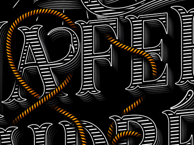 Letter lettering vector