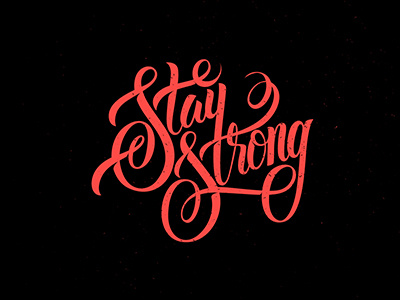 Stay Strong letter lettering stay strong tattoo type vector