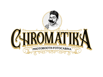 Chromatika lettering logo type
