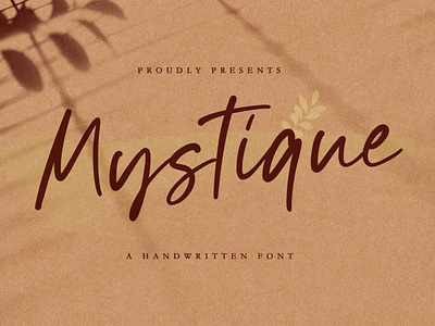 Mystique - Luxury Signature Font
