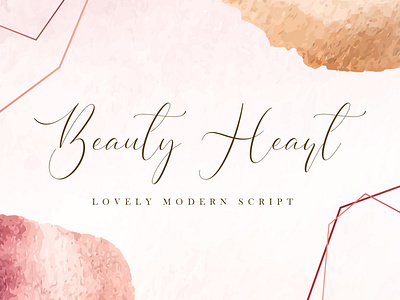 Beauty Heart - Lovely Script Font