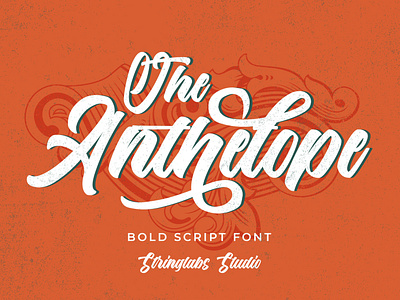 The Anthelope - Retro Bold Script Font