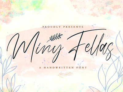 Miny Fellas - Handwritten Font