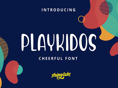 Playkidos - Playful Font decorative fontduo kidos playground preschool