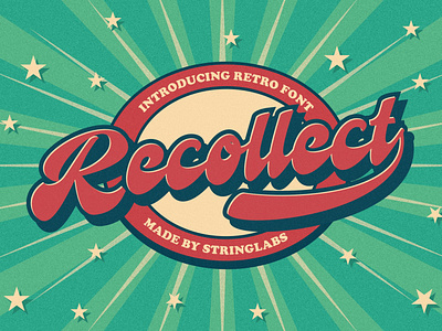 Recollet - Retro Bold Script Font