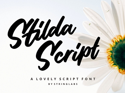 Stilda - Lovely Script Font calligraphy casual handbrush handdrawn handlettering handwritten handwritting letter ligatures logotype otf script ttf typography