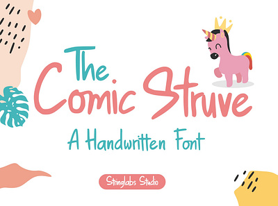 The Comic Struve - Playful Kids Font playground preschool