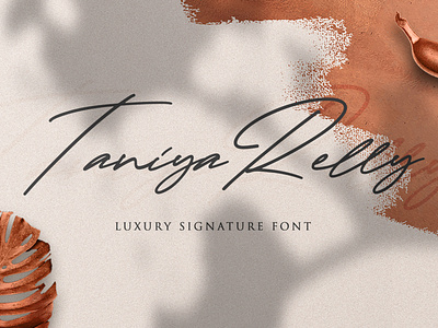 Taniya Relly - Luxury Signature Font