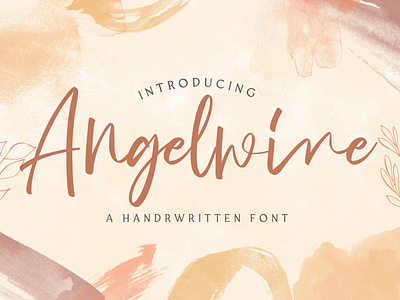 Angelwine - Handwritten Font