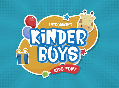 Kinder Boys - Playful Font playground