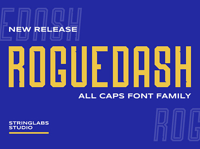 Roguedash - Stylish Sans Font Family bold elegant esport family futuristic logotype sans sansserif scifi strong stylish techno trendy typeface