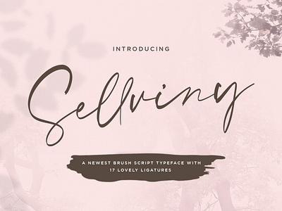 Sellviny - Handwritten Font