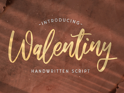 Walentiny - Handwritten Font